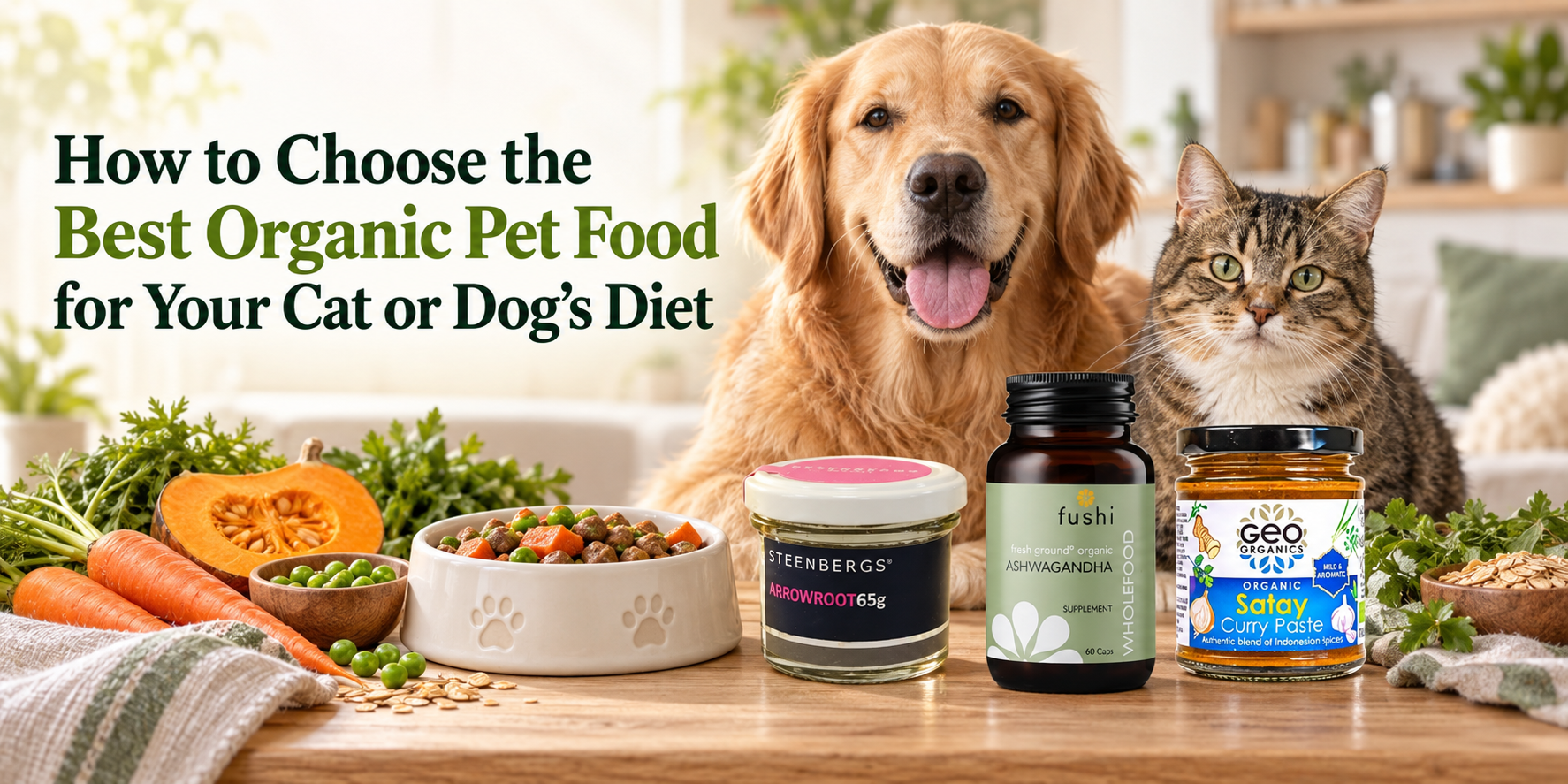 How to Choose the Best Organic Pet Food for Your Cat or Dog’s Diet